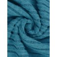 thumbnail image 7 of DARING DIVA Women's Knit Long Sleeve Ribbed Sleepwear Soft Crewneck Sets L Peacock Blue, 7 of 7