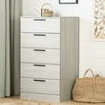 thumbnail image 1 of Commode 5 tiroirs pour Adulte, fini Chêne hivernal, collection Step One Essential de Meubles South Shore, 1 of 10