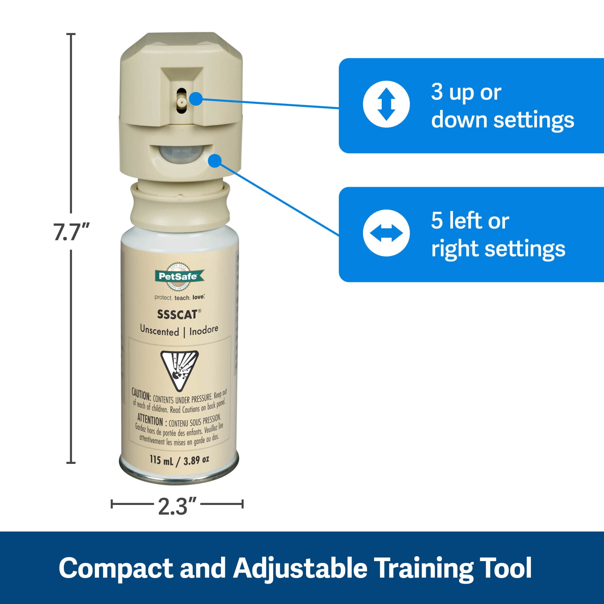 PetSafe SSSCAT Spray Pet Deterrent, Motion Activated Pet Proofing