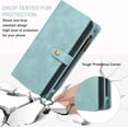 thumbnail image 4 of for Samsung Galaxy S20 FE 5G Wallet Case, Detachable PU Leather Magnetic flip Phone Case Wallet with Card Holder Wrist Strap Zipper Wallet for Women/Men, S20 FE 5G Phone Case 6.5inch(Blue), 4 of 14
