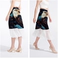 thumbnail image 4 of Animal Stylish Chiffon Women's Summer Beach Dress with Polyester Straps - Beach Skirt Option Included, 4 of 6
