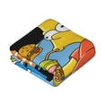thumbnail image 2 of Manta de franela suave y cómoda de Los Simpsons, ligera y cálida, ideal para sofá cama de 127 x 101 cm., 2 of 8