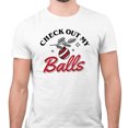 thumbnail image 2 of Check Out My Balls Christmas Shirt Unisex Medium White, 2 of 5