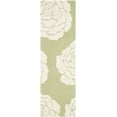 thumbnail image 2 of SAFAVIEH Cambridge Permelia Geometric Wool Runner Rug, Lime/Ivory, 2'6" x 8', 2 of 7