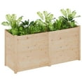 thumbnail image 6 of vidaXL Planter Patio Outdoor Raised Garden Bed Flower Box Solid Wood Pine, 6 of 8