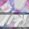 thumbnail image 3 of 60x80 inch Crystal Fleece & Arctic Fleece Blanket Soft Bed Throws for Home or Camping Watercolor Powder Blue Pattern, 3 of 7