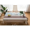 thumbnail image 3 of tablecloths Rectangular Rectangle Tablecloth Burlap Farmhouse Dining Table Cover Rustic Table Cloths Party Tablecloth Christmas Table Cloth (Rectangle/Oblong锛 x - Seats), 3 of 8