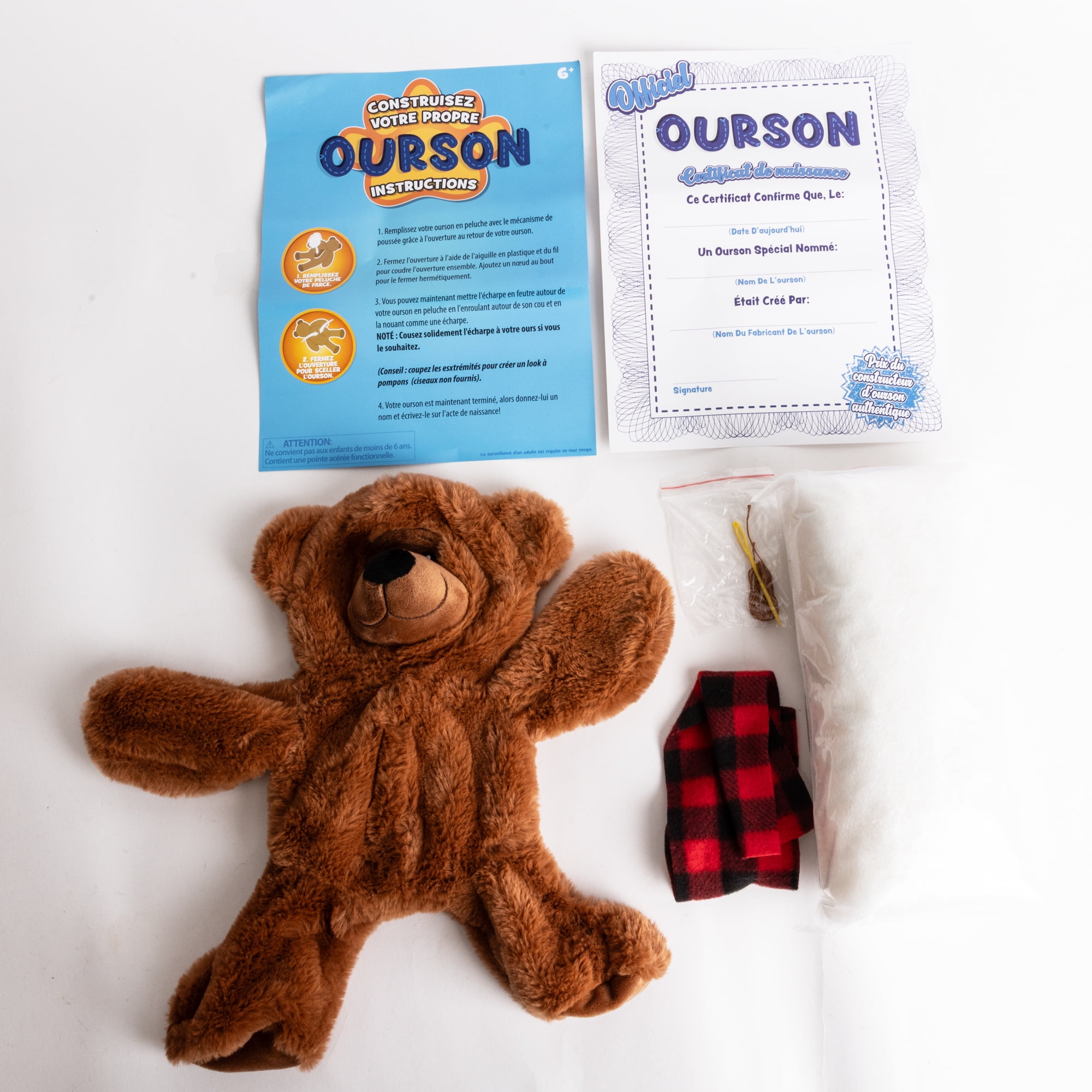 Kid Connection Build-Your-Own Bear Kit, KID CONNECTION PL BUILD YOUR OWN BEAR