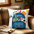 thumbnail image 4 of Throw Pillow Cover,Reading Topic Pattern Soft Washable with Hidden Zipper for Living Room Bedroom Term Begin Gift, 4 of 9