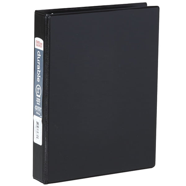 Office Depot® Brand Durable Reference Binder, Memo Size, 1" Rings, 53