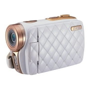 DXG Luxe Collection DXG-535V - Riviera - camcorder - 720p - 5.0 MP - flash 128 MB - flash card - white