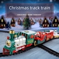 thumbnail image 4 of Tren eléctrico de juguete navideño, juguete de rompecabezas eléctrico para niños, regalo, 4 of 5