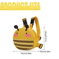 thumbnail image 3 of SeekLGT Dog Backpack Harness Adjustable Waterproof Dog Saddle Bag with Leash Ring and Cute Bee Design Pet Travel Bag for Small Dog Hiking and Walking 1 Count, 3 of 9