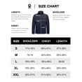 thumbnail image 7 of Little Donkey Andy Men's Lightweight Softshell Jacket Windbreaker for Running Travel Hiking, Windproof, Water-resistant (Dark Blue XL), 7 of 7