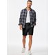 thumbnail image 3 of Pantalones cortos JMIERR Slim Fit Chino de 18 cm de entrepierna para hombre, color negro S, 3 of 9