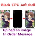 thumbnail image 3 of Funda de teléfono de vidrio personalizada personalizada para iPhone 16 15 14 13 Plus 12 11 Pro XS MAX XR Funda con diseño personalizado Imagen Nombre Foto, 3 of 5