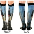 thumbnail image 2 of FREEAMG Beautiful Hummingbird Compression Socks Women Men Knee High Stockings for Sports,Running,Travel 1Pair, 2 of 7