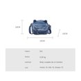 thumbnail image 2 of Tonnylam Bolso pequeño de mezclilla ligero de varias capas, bolso de hombro moderno y versátil para ir a clase, bolso cruzado para teléfono móvil para estudiantes, 2 of 9