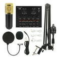 thumbnail image 1 of BM800 Professional Microphone Condenser Mic V8 V9 V10 Sound Card PC Computer Audio USB Recording Studio Game Live Broadcast KTV, 1 of 7