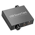 thumbnail image 1 of USB-C Sound Card Audio 3.5mm Audio Adapter for PC Laptop Headset, 1 of 5
