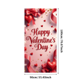thumbnail image 2 of Valentines Day Backdrop Romantic Hearts Festive Banner for Wedding Event Party Celebration Photography Props Background Decor, 2 of 3