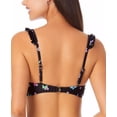 thumbnail image 3 of California Waves Womens Printed Ruffled Bikini Swim top, 3 of 3