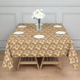 thumbnail image 3 of Leopard Print Square Tablecloth 60x60in(152x152cm) – Waterproof Polyester Printed Table Cover, Wrinkle Resistant & Washable for Kitchen Dining Picnic Party Decor, 3 of 6