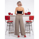 thumbnail image 3 of Pantalón Palazzo para Mujer Pantalón Holgado de Cintura Elástica con Jareta, 3 of 5