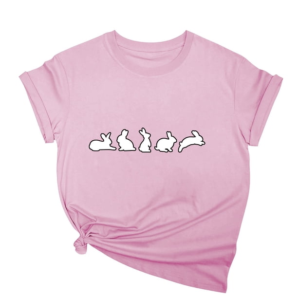 Tops de Cuello Alto para las Mujeres Amante Impreso Camiseta Cuello Redondo Manga Corta, Poliéster Spandex