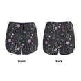 thumbnail image 3 of Salouo Watercolor Wildflower 1 Print Women's 2 in 1 Running Shorts Double-Layer Shorts Athletic Workout Gym Yoga Shorts Running Shorts for Women-X-Large, 3 of 7