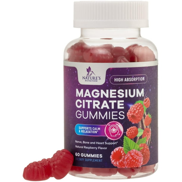 Magnesium Citrate Gummies Magnesium Supplement for Adults & Kids