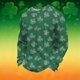 thumbnail image 1 of Ceisia Men's Loose Fit Waffle Knit Sweatshirt - St. Patrick's Day Line-Art Festive Print Green M Gifts, 1 of 5