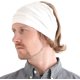 thumbnail image 1 of Diadema deportiva para hombre - Diadema elástica con bandana, blanca, 1 of 5