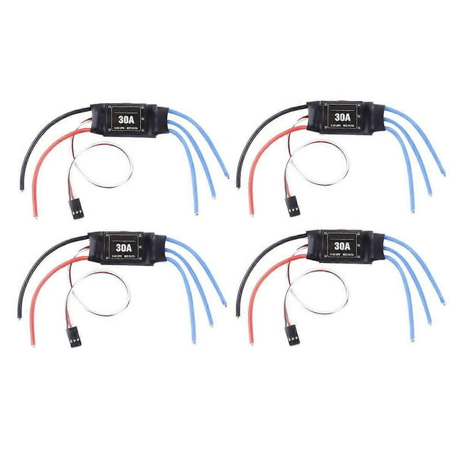 4PC 2-4S 30A RC Brushless ESC for 2 to 4S Lipo Battery DIY Quadcopter