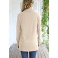 thumbnail image 3 of Anygrew Women Pullover Sweater Long Sleeve Casual Sweaters for Women Turtleneck Knit Jumper, 3 of 6