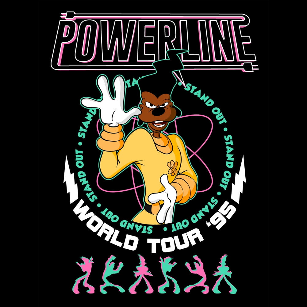 images Powerline Goofy Movie Wallpaper a goofy movie walt disney pictures movie powerline adult fitted jersey t shirt