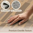 thumbnail image 6 of ODIKA 8'x10' Warm Earth Tones Brown Geometric Design Washable Area Rug Abstract Pattern with Modern Flair Non-Slip Chair-Friendly Mat for Dining Room, Large Office, Lounge, 6 of 7