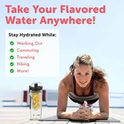 Brimma Leak Proof Fruit Infuser Water Bottle, Large 32 Oz.
