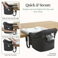thumbnail image 4 of Chaise de table confortable Evolur Clamp On, noire, 4 of 6