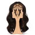 thumbnail image 3 of Wig Stand Holder Hair Styling Display, 2Pcs Plastic Portable Travel Wig Stand for Women Girls, 3 of 7