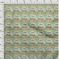 thumbnail image 4 of oneOoneCottonSilkDustyGrayFabricKidsAnimalDressMaterialFabricPrintFabricByTheYard42InchWide, 4 of 4