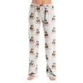 thumbnail image 2 of Hearthz Halloween Flannel Pajama Pants Women Plush Fuzzy Womens Pajama Pants Soft Warm Cozy Pj Bottoms Lounge Pants Fleece Pajama Pants Women, 2 of 7