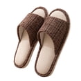 thumbnail image 5 of Busydd Soft Sole Women's Indoor Slippers Open Toe Slip on Shoes Casual Comfortable Home House Slippers 44, 5 of 5