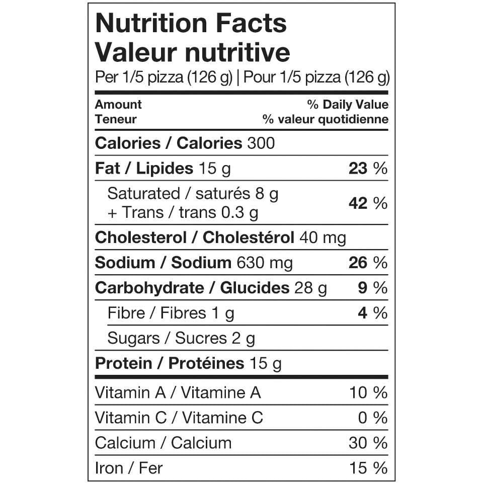 DELISSIO® Cheese Stuffed Crust Five Cheese Pizza 632g