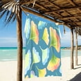 thumbnail image 2 of Ryvnso Ginkgo Biloba Leaves Oversized Beach Towel Microfiber Bath Blankets Swimming Fitness 37" x 74", 2 of 5