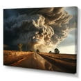 thumbnail image 2 of Designart "Tornado Mirage in the Storm" Landscapes Wall Art Living Room, 2 of 5