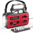 thumbnail image 1 of Radio de emergencia Nitigo de 10000 mAh con radio meteorológica de la NOAA, 1 of 9