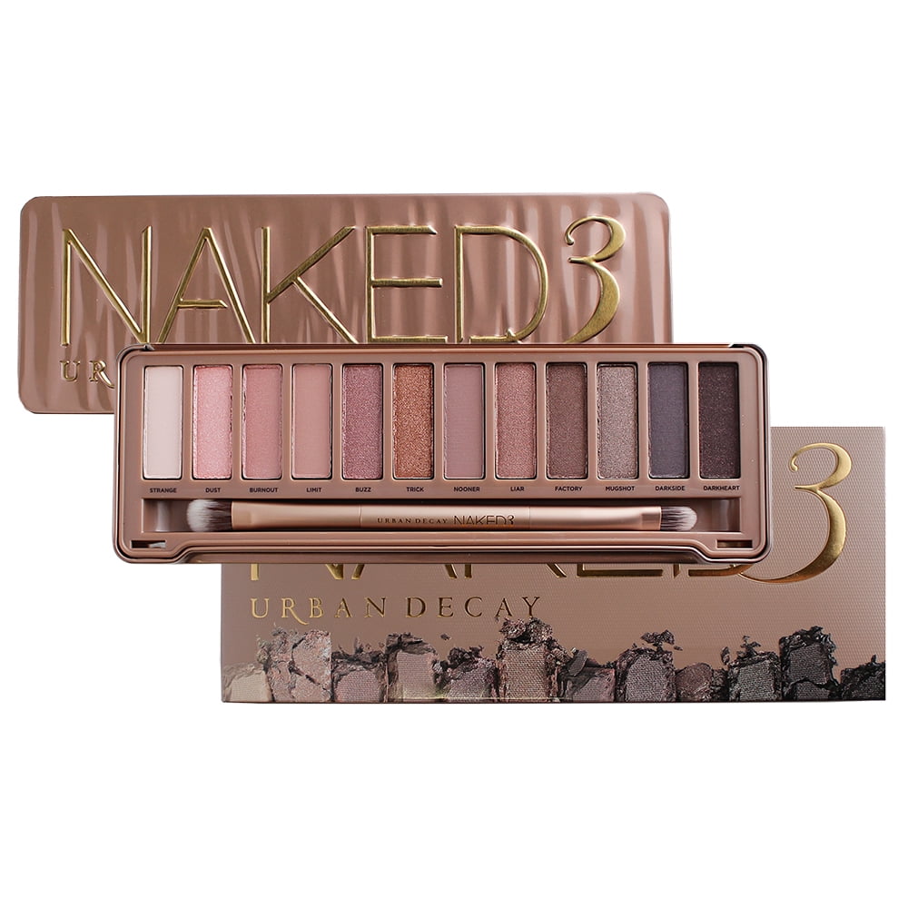 Urban Decay NAKED3 12 Colors Eyeshadow Palette - Walmart.com