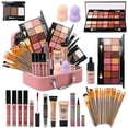 thumbnail image 1 of MTDXILTAI Kit de maquillaje todo en uno para bolsa de almacenamiento de maquillaje, paleta de sombra de ojos de 2 x 14 colores, base líquida, delineador de ojos, barra de contorno, brillo de labios, l, 1 of 5
