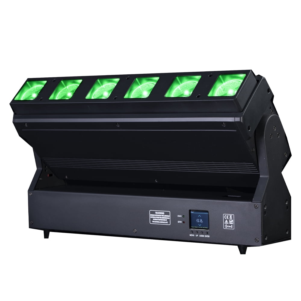 Beam Zoom Stage Bar 6X40W LED Moving Head Strobe Wash Effect Blinder Light Event